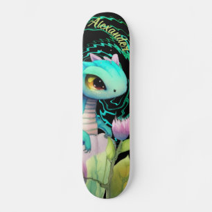 Skateboard Mange a Cartoon Dragon Modifier votre nom