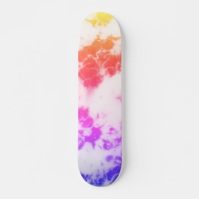 Skateboard Marbre arc-en-ciel (Devant)