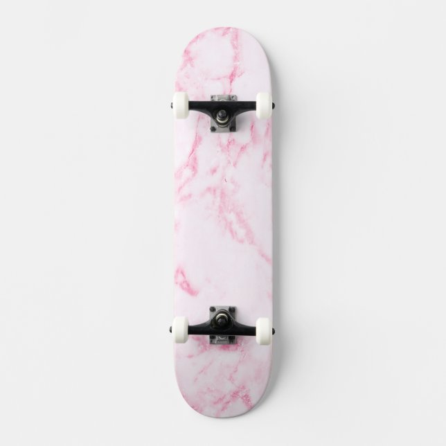 Skateboard Marbre rose (Recto)