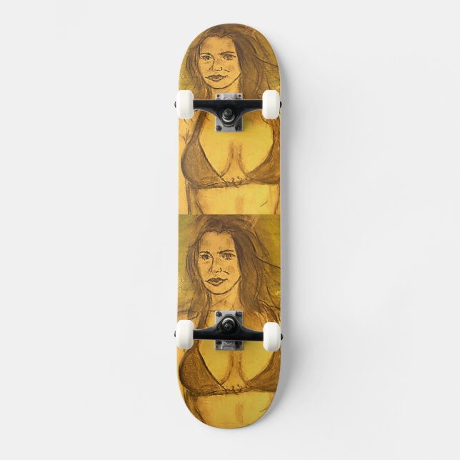Skateboard marche bikini (Recto)