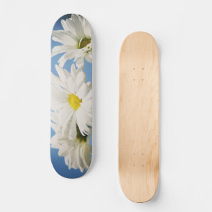 Skateboard Marguerites blanches vintages