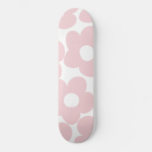 Skateboard Marguerites rose vif #1 #décoration #art