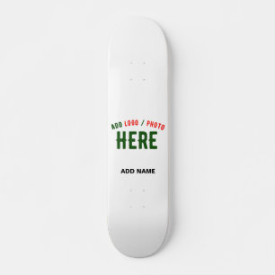 SKATEBOARD MARQUE BLANCHE MODERNE ET PERSONNALISABLE VÉRIFIÉE