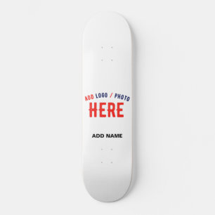 SKATEBOARD MARQUE BLANCHE MODERNE ET PERSONNALISABLE VÉRIFIÉE