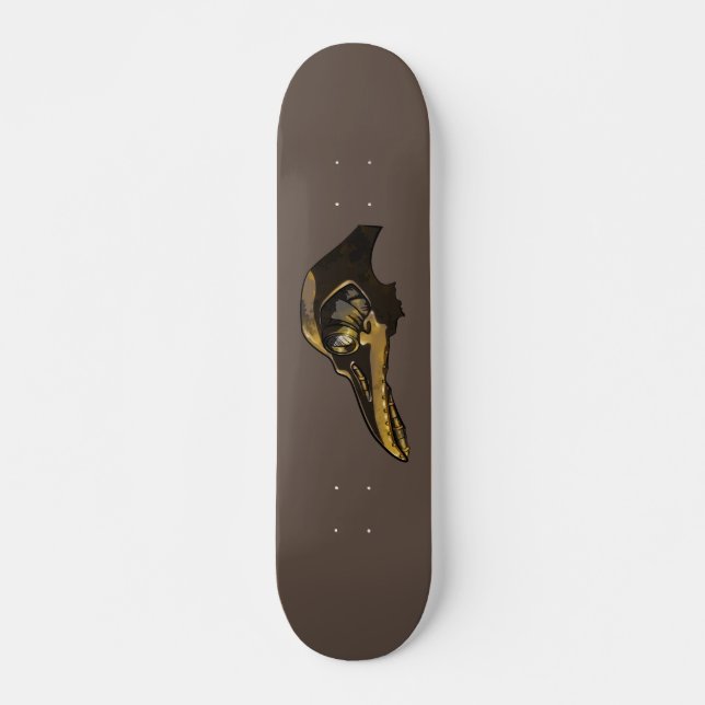 Skateboard Masque de peste (Devant)