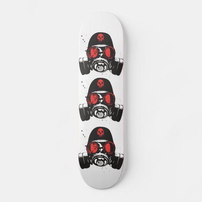 Skateboard Masque gaz (Recto)