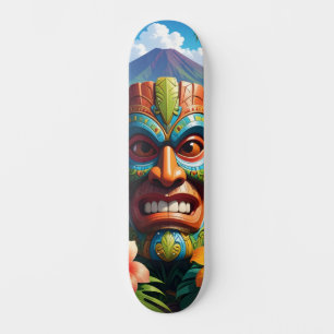 Skateboard Masque Tiki