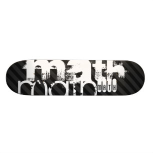 Skateboard Maths ; Gris noir et gris foncé