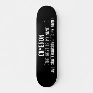 Skateboard Meilleur est mon nom Custom Grunge