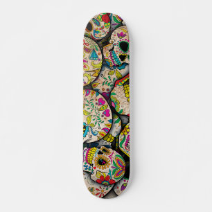 Skateboard Meilleure vente Motif crâne sucre