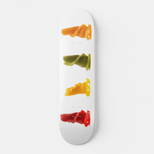 Skateboard Mélange de pâtes aux formes bizarres