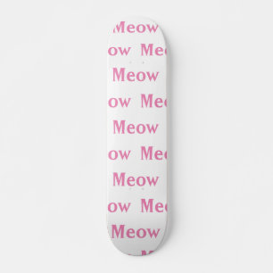 Skateboard Meow cat