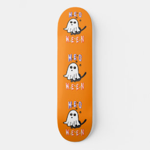Skateboard Meoween Ghost Kitten 31 Chat USA Octobre Halloween