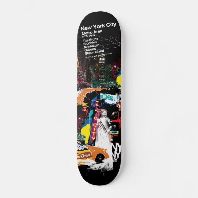 Skateboard Métro New York City (Recto)