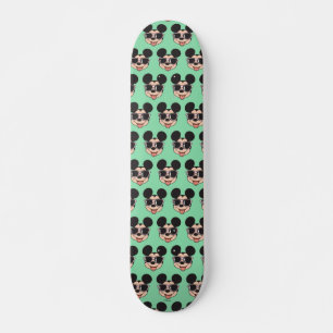 Skateboard Mickey Mickey Lunettes de soleil Sourire