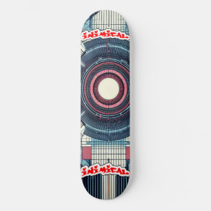 Skateboard Minamistère futuriste inimical Abstrait japonais