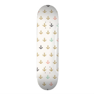Skateboard Mini motif d'Ancre
