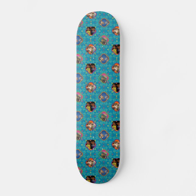 Skateboard Mira, inspecteur royal | Motif de caractères (Recto)