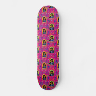 Skateboard Mira | Pink Ornate Pattern