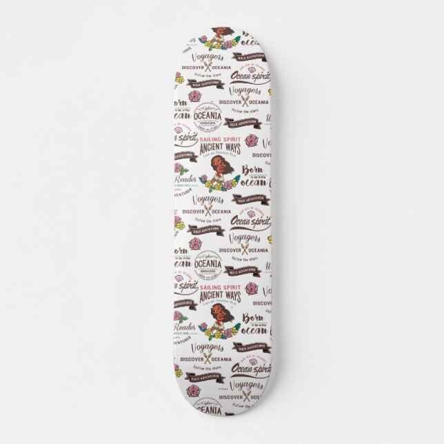 Skateboard Moana | Bold Motif aventurier (Devant)