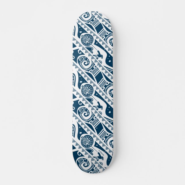 Skateboard Moana | Maui - Motif de changement de forme (Devant)