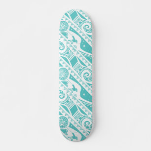 Skateboard Moana   MOTIF TURQUOISE