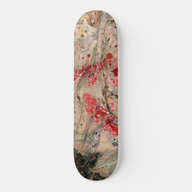 Skateboard Modèle d'art Abstrait coloré personnalisé (Recto)