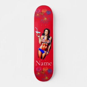 Skateboard Modèle de conditionnement physique en bikini patri