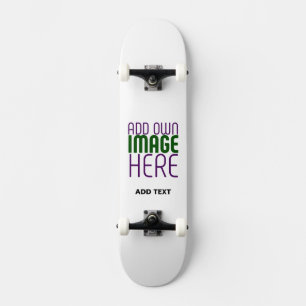 SKATEBOARD MODÈLE DE TEXTE D'IMAGE BLANCHE SIMPLE MODERNE