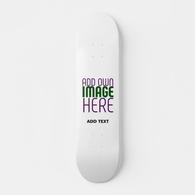 SKATEBOARD MODÈLE DE TEXTE D'IMAGE BLANCHE SIMPLE MODERNE (Devant)