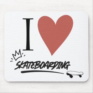 Skateboard Modern I love skateboarding     Case-Ma Mouse Pad