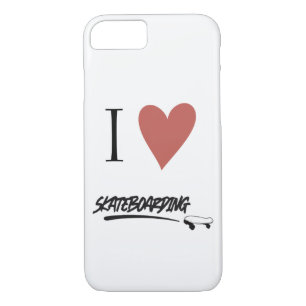 Skateboard Modern I love skateboarding     Case-Mate iPhone Case