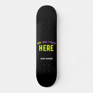 SKATEBOARD MODERNE ET MODERNE PERSONNALISABLE NOIR VÉRIFIÉ