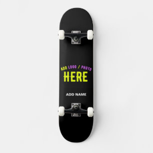 SKATEBOARD MODERNE ET MODERNE PERSONNALISABLE NOIR VÉRIFIÉ