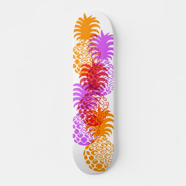 Skateboard Momona Pineapple Hawaiian Tropical (Devant)