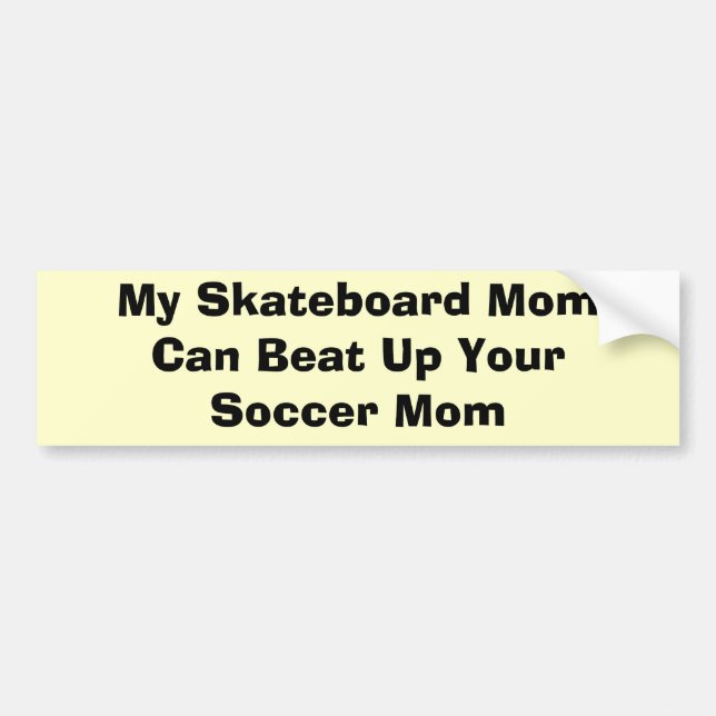 Skateboard Moms Bumper Sticker (Front)