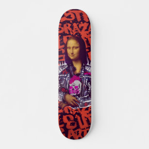 Skateboard Mona Lisa
