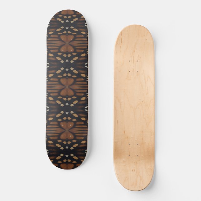 Skateboard Monarch Butterfly Wing Motif (Recto)