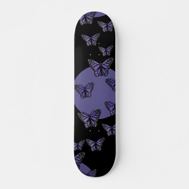 Skateboard Monarque papillon Daisy Art Daisies Monarques (Devant)