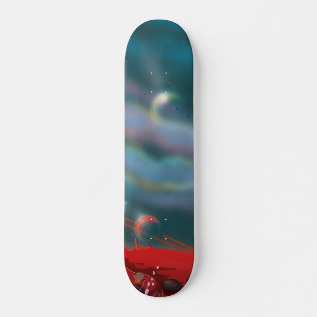 Skateboard monde Alien (Devant)