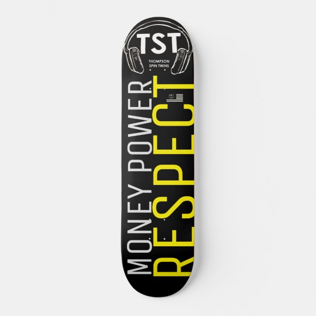Skateboard MONEY POWER RESPECT Patinage (Recto)