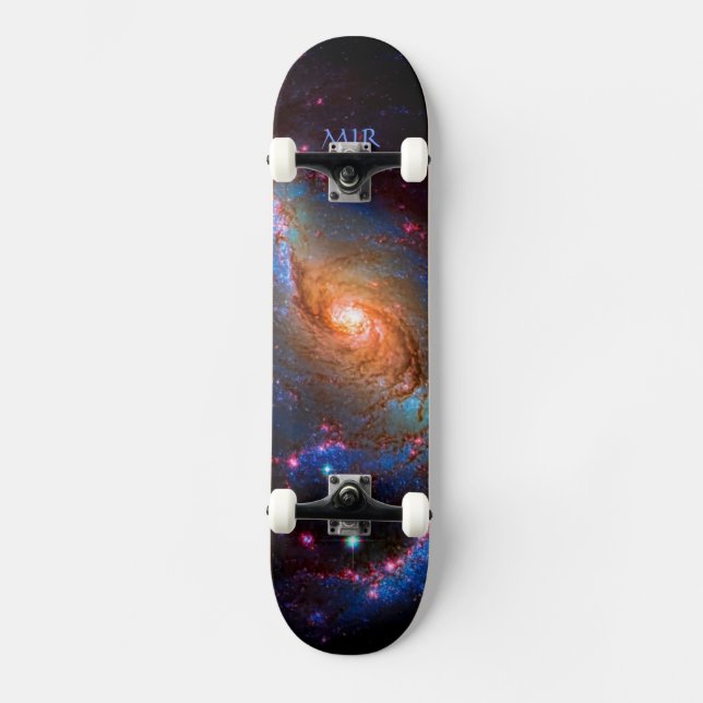 Skateboard Monogramme Barred Spiral Galaxy NGC 1672 (Recto)