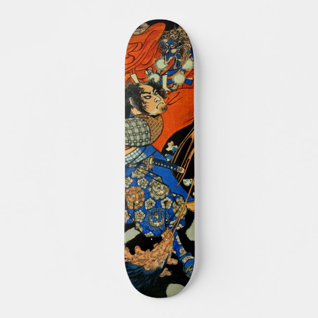 SKATEBOARD MONSTRE DE COMBAT SAMURAI (Devant)