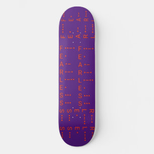 Skateboard "Morse Code I"
