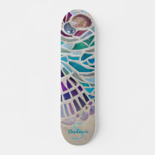Skateboard Mosaïque personnalisée
