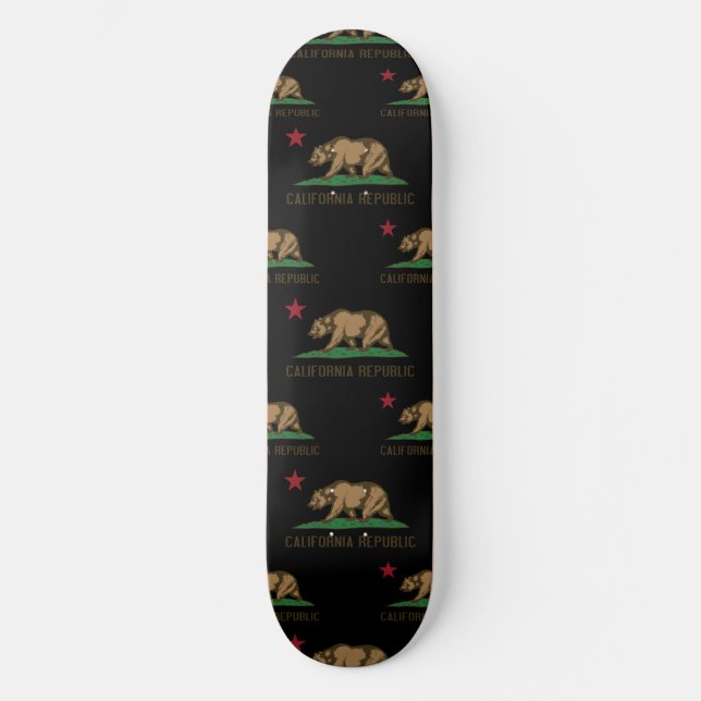 Skateboard Motif 1 de République de la Californie (Recto)