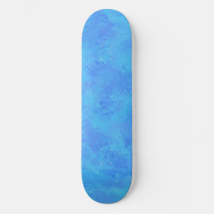 Skateboard Motif abstrait bleu
