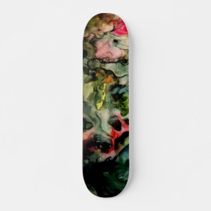 Skateboard Motif Abstrait Cool de la palette Messy