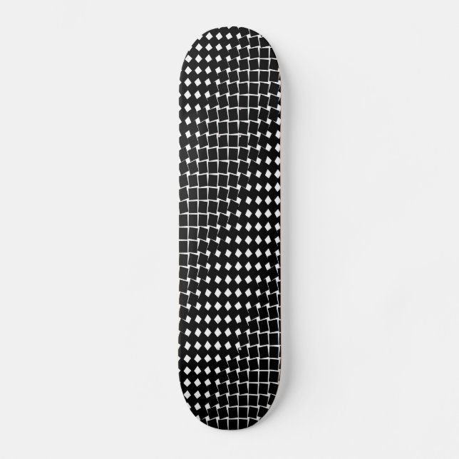 Skateboard Motif abstrait noir (Recto)