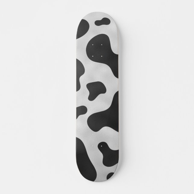 Skateboard Motif animal sauvage de vache (Devant)